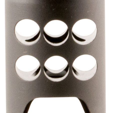 Ruger 90590 Hybrid Muzzle Brake Matte Black Steel 5/8"x24 Threads, 2.20" OAL 1" Diameter, 7.62x51mm NATO