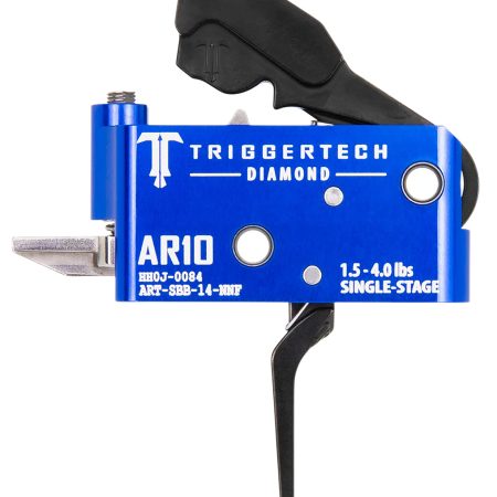 TriggerTech ARTSAB14NNF Diamond  Black Straight Flat Fits AR-10