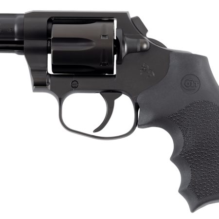 Colt Mfg COBRAMB2RNS Night Cobra 38 Special +P 6rd Shot 2" Black PVD Stainless Steel Barrel, Cylinder & Frame, Black Hogue Overmolded Grip, Exposed Hammer