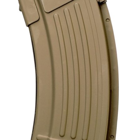 Global Ordnance LLC 810091157435   20rd Fully Ribbed 7.62x39mm Fits AK-47 FDE Steel
