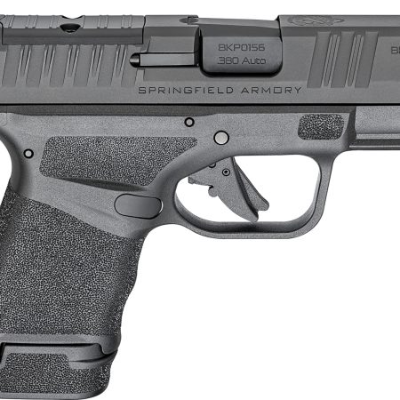 Springfield Armory HC931380BOSP Hellcat OSP Micro Compact 380 ACP 13+1 3" Black Melonite Steel Barrel & Optic Ready/Serrated Slide, Black Polymer Frame w/Accessory Rail, Adaptive Texture Grip