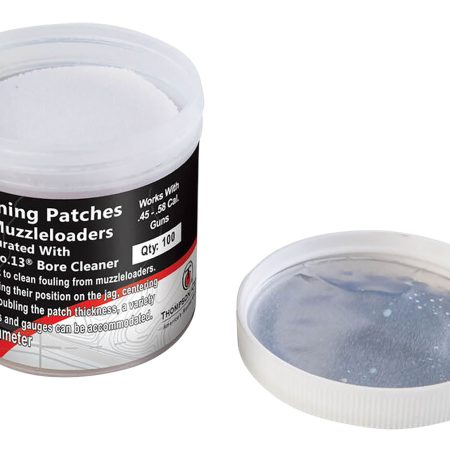 Thompson Center Arms, LLC 9036R Cleaning Patches  Muzzleloader 2.50" Cotton 100Ct