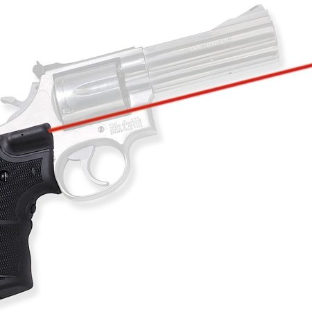 Crimson Trace 011280 Lasergrips  Fits S&W K & L Frames Square Butt, Red Laser 633nM Wavelength 5mW Output, Black Polymer
