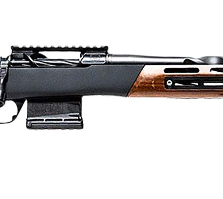 Horizon Firearms RF030L472210F99 Venatic Max 25 Creedmoor 5+1 22"  Nano Flat Black Fluted Threaded Barrel, Black DLC Aluminum Receiver w/Picatinny Rail, Woox Furiosa Aluminum/Wood Stock, Right Hand