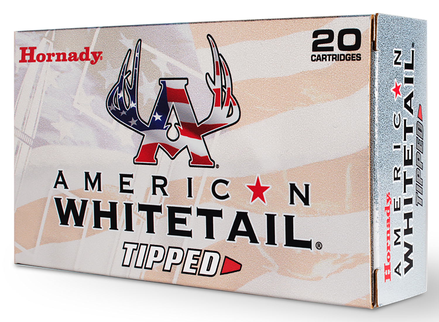 Hornady 80601 American Whitetail 7mmRemMag 154gr 20 Per Box/10 Case