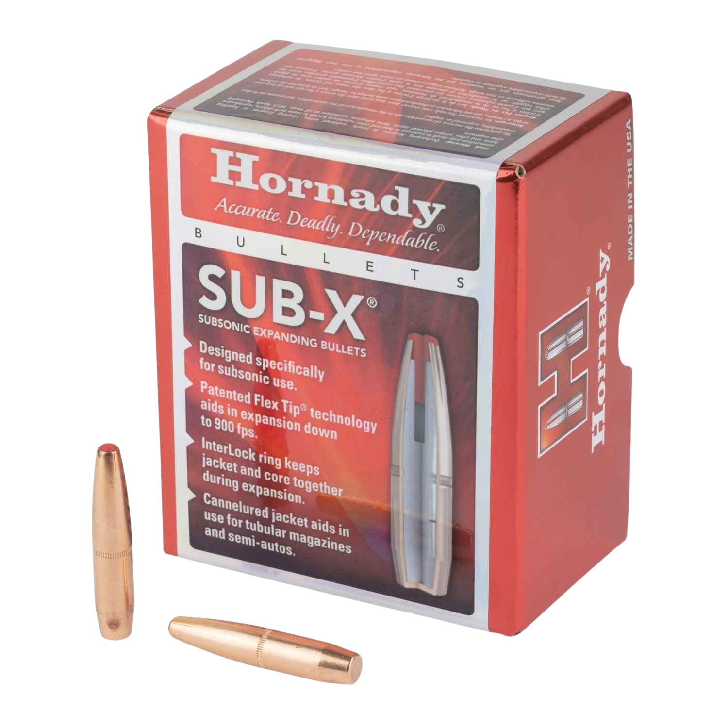 Hornady 33394 Sub-X 338Cal 307gr 50 Per Box/15Case