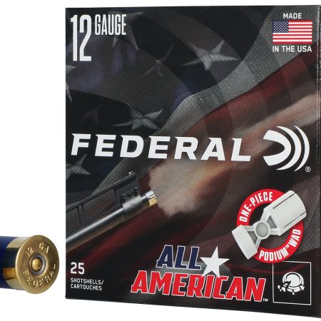 Federal FAA12HC75 All-American  12Gauge 2.75" 1 1/8oz 7.5Shot 25 Per Box/10 Case