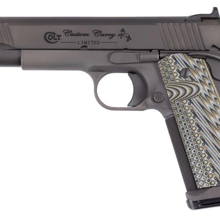 Colt Mfg O1080CS Custom Carry  45 ACP 7+1 5" National Match Barrel, Steel Frame w/Picatinny Rail