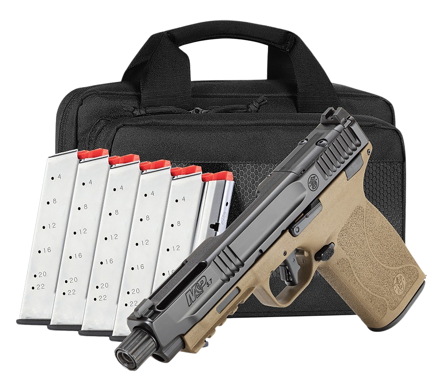 S&W M&P5.7 14751 5.7 OR CARRY ON BUNDLE