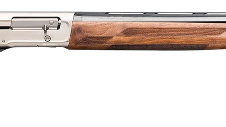Browning 0119033004 A5 Upland 12 Gauge Semi-Auto 3" 3- 2.75" Shells 28" Gloss Blued Vent Rib Barrel, Brushed Nickel Aluminum Alloy Receiver, Fixed Turkish Walnut Stock, Invector-DS Flush Chokes