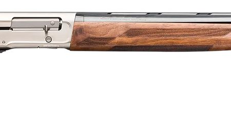 Browning 0119033005 A5 Upland 12 Gauge Semi-Auto 3" 3- 2.75" Shells 26" Gloss Blued Vent Rib Barrel, Brushed Nickel Aluminum Alloy Receiver, Fixed Turkish Walnut Stock, Invector-DS Flush Chokes