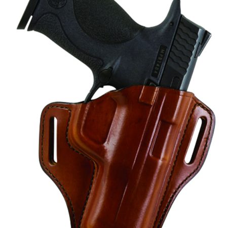 Bianchi 23940 57 Remedy  OWB Size 12 Tan Leather Belt Slide Fits Colt 1911 Commander Right Hand