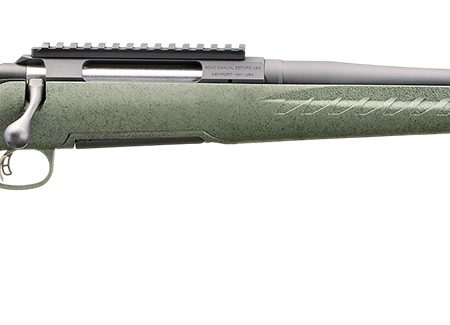 Glenfield 52007 Model A  Full Size 450 Bushmaster 3+1 20" Matte Black Threaded Barrel, Matte Black Alloy Steel Receiver w/Picatinny Rail, Moss Green Splatter Fixed Synthetic Stock, Thread Protector
