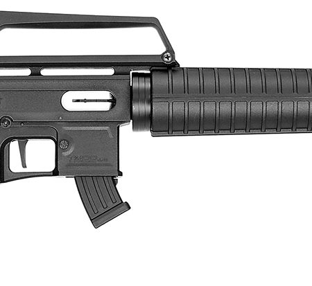 Derya Firearms TM22.FEAT.18 TM22 Feather 22 LR 10+1 18" Black Threaded Barrel, Black Anodized Aluminum Receiver w/Picatinny Rail, Black Adjustable Polymer Stock, Black Polymer Grip