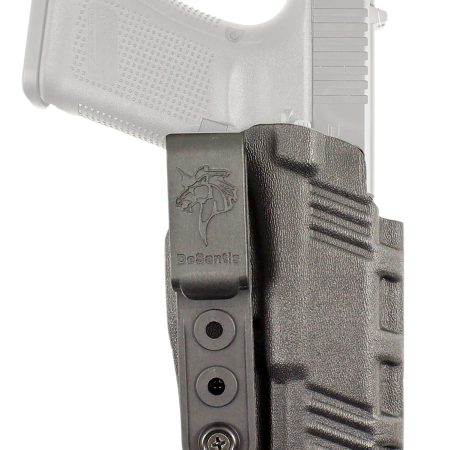 DeSantis Gunhide 137KJA09Z0 Slim-Tuk  IWB Black Kydex Fits S&W Shield X Ambidextrous