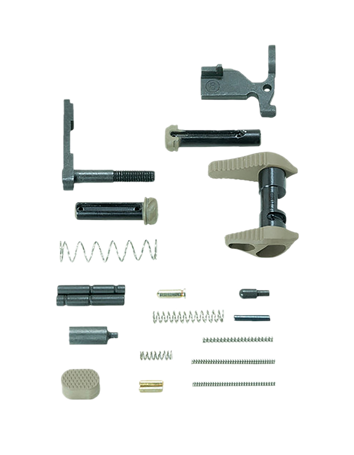 Timber Creek Outdoors ARLPKFDE AR Lower Parts Kit Flat Dark Earth Aluminum