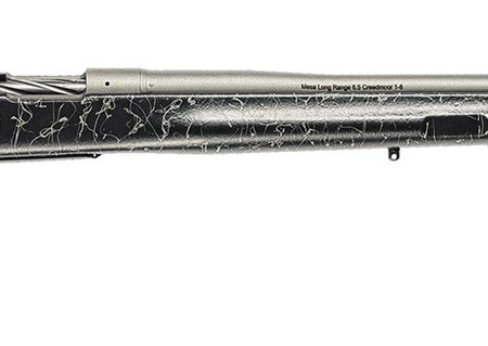 Christensen Arms 8010200201 Mesa Long Range 308 Win 4+1 16.25" Tungsten Gray Cerakote Threaded Barrel & Steel Drilled & Tapped Receiver, Black w/Gray Webbing Adj Cheek Riser Polymer Stock