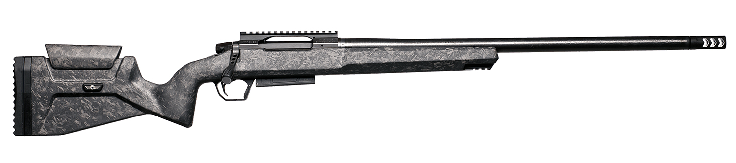 Christensen Arms 8011400801 MCR 7mm Rem Mag 3+1 22" Carbon Fiber Threaded Barrel, Picatinny Rail Receiver, M-LOK Forend, Black Adj Cheek Riser w/Pistol Grip Carbon Fiber Stock