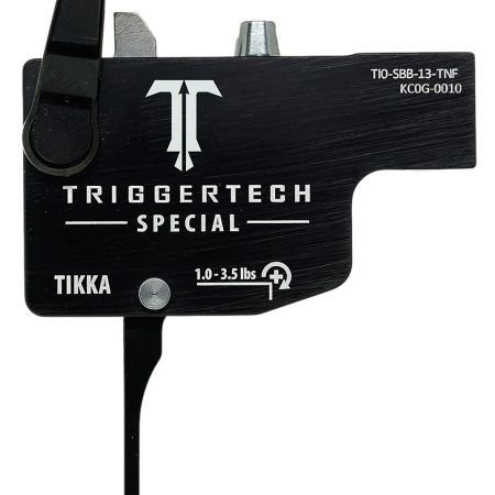 TriggerTech TI0SBB13TNF Diamond  Black Flat Lever Fits Tikka Right Hand