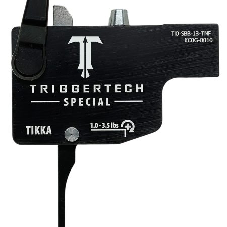 TriggerTech TILSBB13TNF Diamond  Black Flat Lever Fits Tikka Left Hand