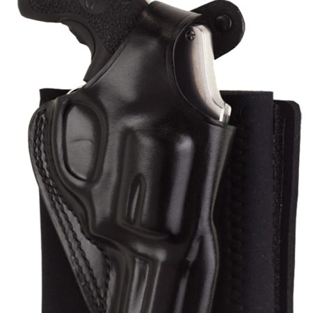 Galco AG600RB Ankle Glove  Fits Ankles up to 13" Black Leather Hook & Loop Compatible w/ Sig P365/P365 SAS/Glock 42 Right Hand