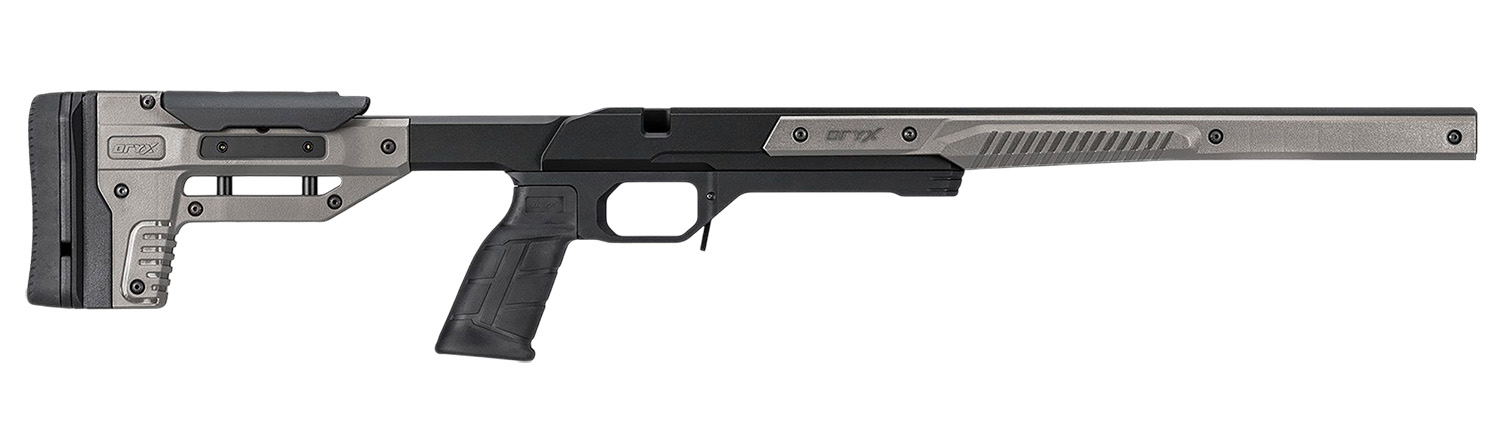 Mdt Sporting Goods Inc 106159GRY Oryx Sportsman Black Anodized Aluminum Fits Howa 1500 SA/ Weatherby Vanguard Short Action