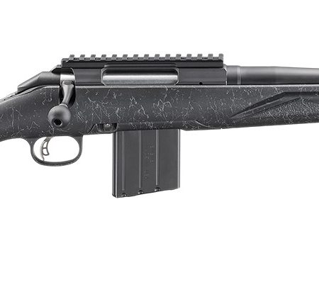 Ruger 56904 American II Patrol 6mm ARC 10+1 16.10" Graphite Black Cerakote Threaded Bull Barrel & Alloy Steel Receiver w/Picatinny Rail, Black Splatter Adj LOP Synthetic Stock