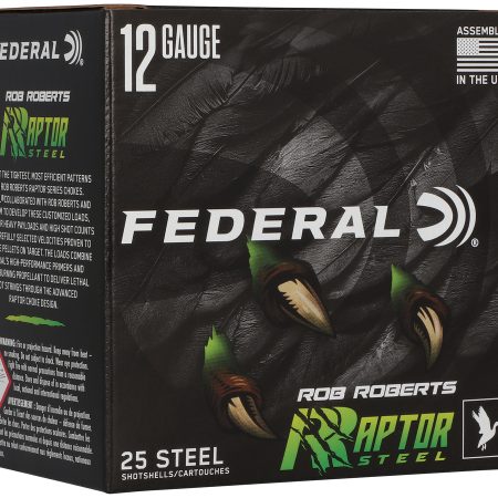 Federal RRS1383  Rob Roberts Raptor 12Gauge 3" 1 3/8oz 3Shot 25 Per Box/10 Case