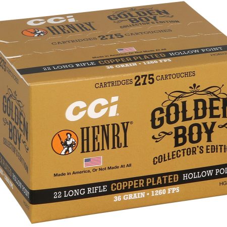 CCI HGB22   22LR 36gr Copper Plated Hollow Point 275 Per Box