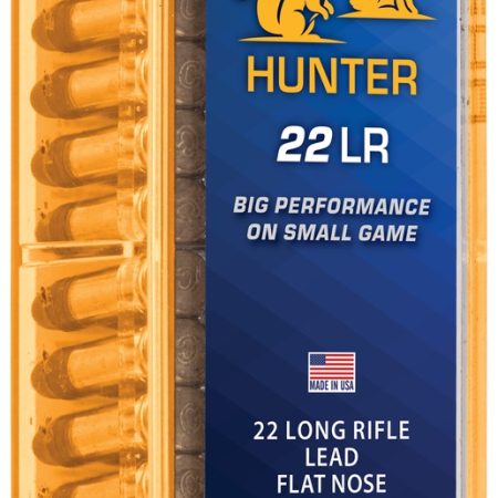 CCI 3R40LFN Hunter  22LR 40gr Lead Flat Nose 100 Per Box/50 Case