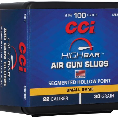 CCI ARS22SHP22 High Bar Air Gun Slug 22Cal 30gr Segmented Hollow Point 100 Per Box/5 Case