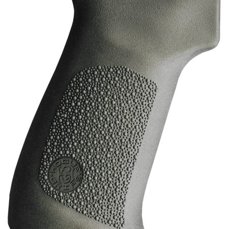 Hogue 74031 Pistol Grip w/o Finger Grooves OD Green Overmolded Rubber Fits AK-47/AK-74