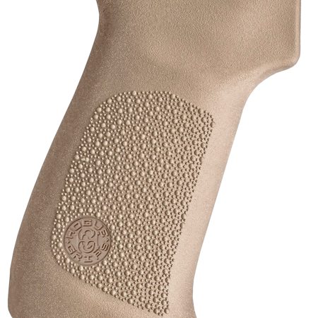 Hogue 74033 Pistol Grip w/o Finger Grooves FDE Overmolded Rubber Fits AK-47/AK-74