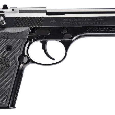 Beretta USA J92SB15 92SB Repro 50th Anniversary 9mm Luger 15+1 4.90" Blued Barrel, Polished Blued Engraved/Serrated Slide, Polished Anodized Aluminum Frame w/Beavertail, Black G10 Grip