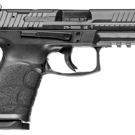 HK 81001059 VP9A1 K *CA Compliant Compact 9mm Luger 10+1 4.09" Black Barrel & Steel Optic Ready/Serrated Slide, Black Polymer Frame w/Picatinny Rail, Interchangeable Backstrap Grip, Ambidextrous