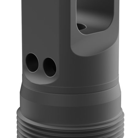 Breek Arms BRK4430 Echo Single Port Plan B Black Nitride Steel 1/2"x28 Threads 223 Cal/5.56mm