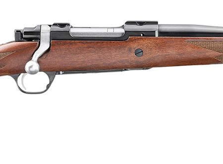 Ruger 67103 Hawkeye Hunter 358 Win 4+1 16.60" Satin Blued Threaded Barrel, Satin Blued Steel Receiver w/Integral Scope Mount, American Walnut Fixed Stock, Right Hand