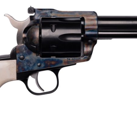 Cnc Firearms CNCBLKHWK45 Ruger Blackhawk Limited Production 45 ACP/45 Colt (Long Colt) 6 Shot 4.75" Blued Barrel & Cylinder, Color Case Hardened Allor Steel Frame, Stag Grip, Exposed Hammer