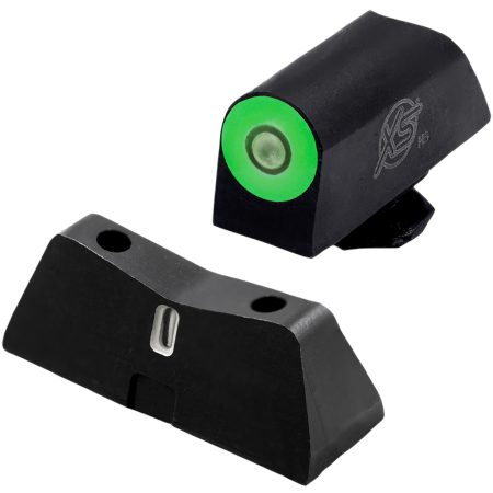XS Sights GLX201S5G DXT2 Pro Night Sight Set Green Tritium Front/Black Oxide Frame, Compatible w/Glock