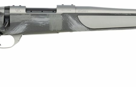 Weatherby VC38308NR2T Vanguard Shadow 308 Win 4+1 22" Carbon Gray Cerakote Threaded Barrel, Carbon Gray Cerakote Steel Drilled & Tapped Receiver, Black w/Gray & White Accents Monte Carlo Stock