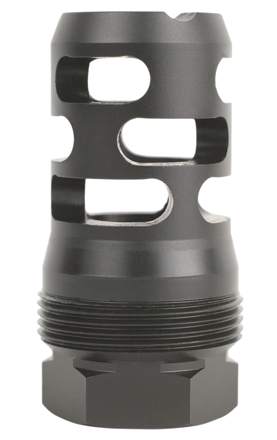 Armaspec ARM2961-BLK Micro Muzzle Brake Catacomb Black QPQ Nitride 1/2"x28 Threads 223/5.56