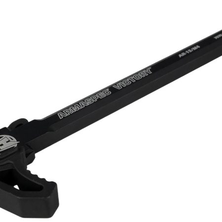 Armaspec ARM161-BLK Victory Charging Handle Black Aluminum Ambidextrous Hand