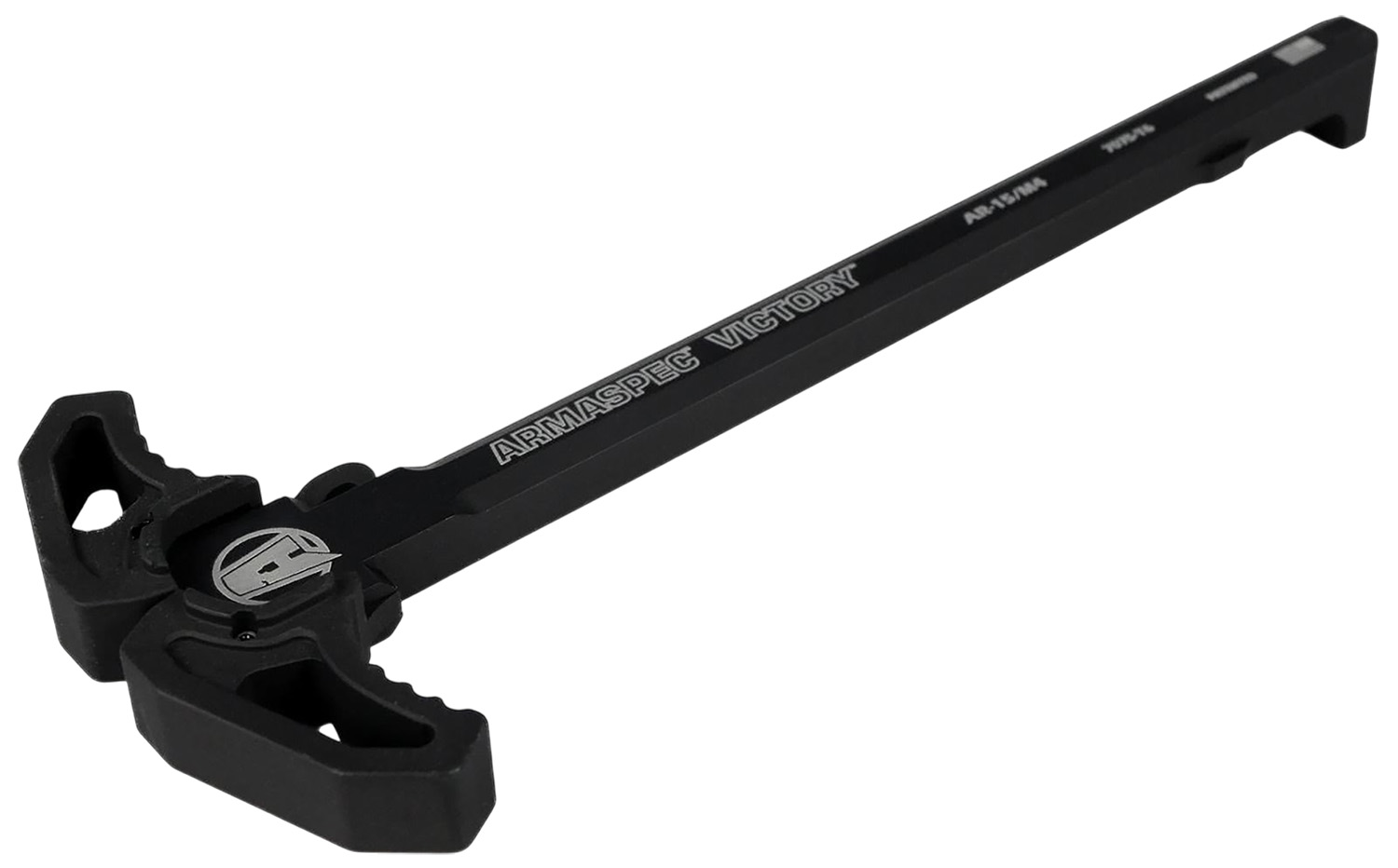 Armaspec ARM161-BLK Victory Charging Handle Black Aluminum Ambidextrous Hand