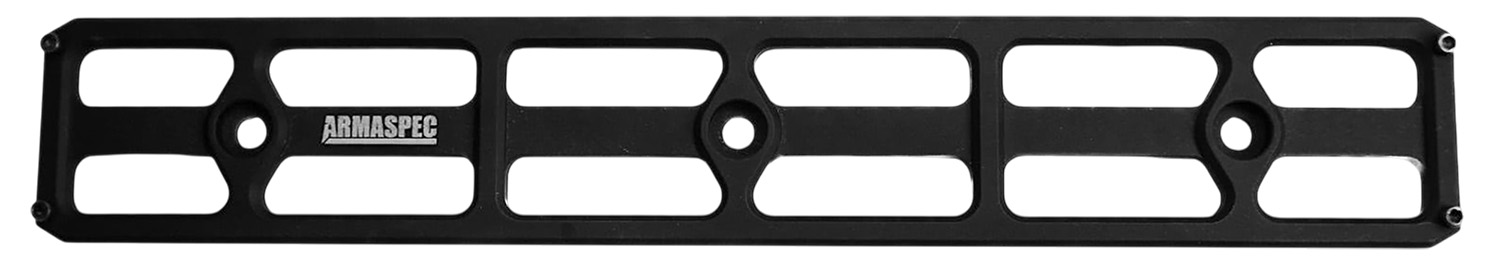 Armaspec ARM621-9 ARCA Rail 9 Slot M-LOK Black Aluminum Compatible w/ AR-15/10 MLOK Rails