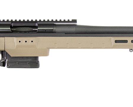 Larue Tactical LTKRGSIETE65CM23FDE 6.5 Creedmoor 23" Threaded Barrel, Picatinny Rail Receiver, Larue KRG Bravo Gray Polymer Chassis
