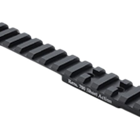 Larue Tactical LT113S0MOA Top Rail Black Fits Remington 700 Short Action 0 MOA