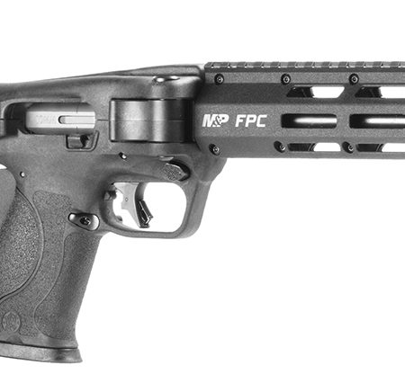 Smith & Wesson 14528 M&P FPC *CA Compliant 10mm Auto 10+1 16.25" Black Oxide Barrel, Black Anodized Aluminum Receiver w/Picatinny Rail, M-LOK Handguard, Side Folding w/Mag Storage Black Polymer Stock