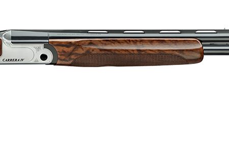 F.A.I.R. FRDCIV1230 Carrera IV 12 Gauge Break Open 2rd 30" Blued Over/Under Ported Barrel, Engraved Nickel Receiver, Walnut w/Adj Comb Stock, Technichoke XP70 Choke System