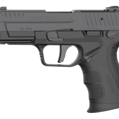 Retay USA RXP22BSG10TH RXP 22 LR 10+1 4" Threaded Barrel, Gray Cerakote Optic Ready/Serrated Slide, Black Cerakote Polymer Frame w/Accessory Rail, RMSc/RMR Footprint