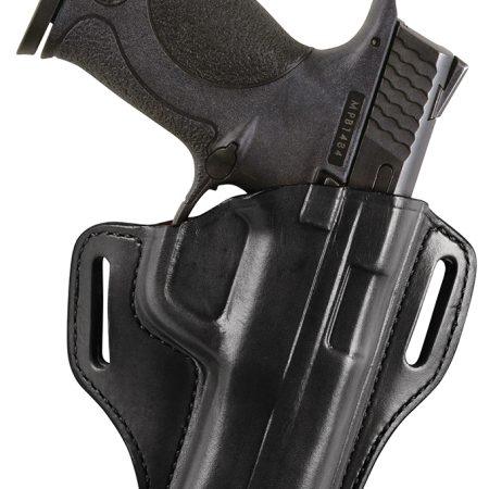 Bianchi 23998 57 Remedy OWB Size 15 Black Leather Belt Slide Fits S&W M&P Shield Right Hand